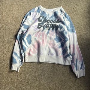 Crewneck tie dye swetshirt juniors small